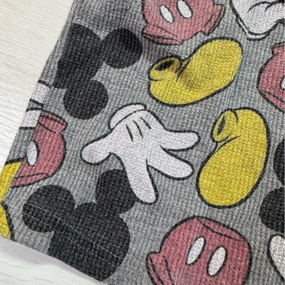 Disney Mickey Thermal 2 Piece Pajama Set, Size Large - Picture 3 of 15